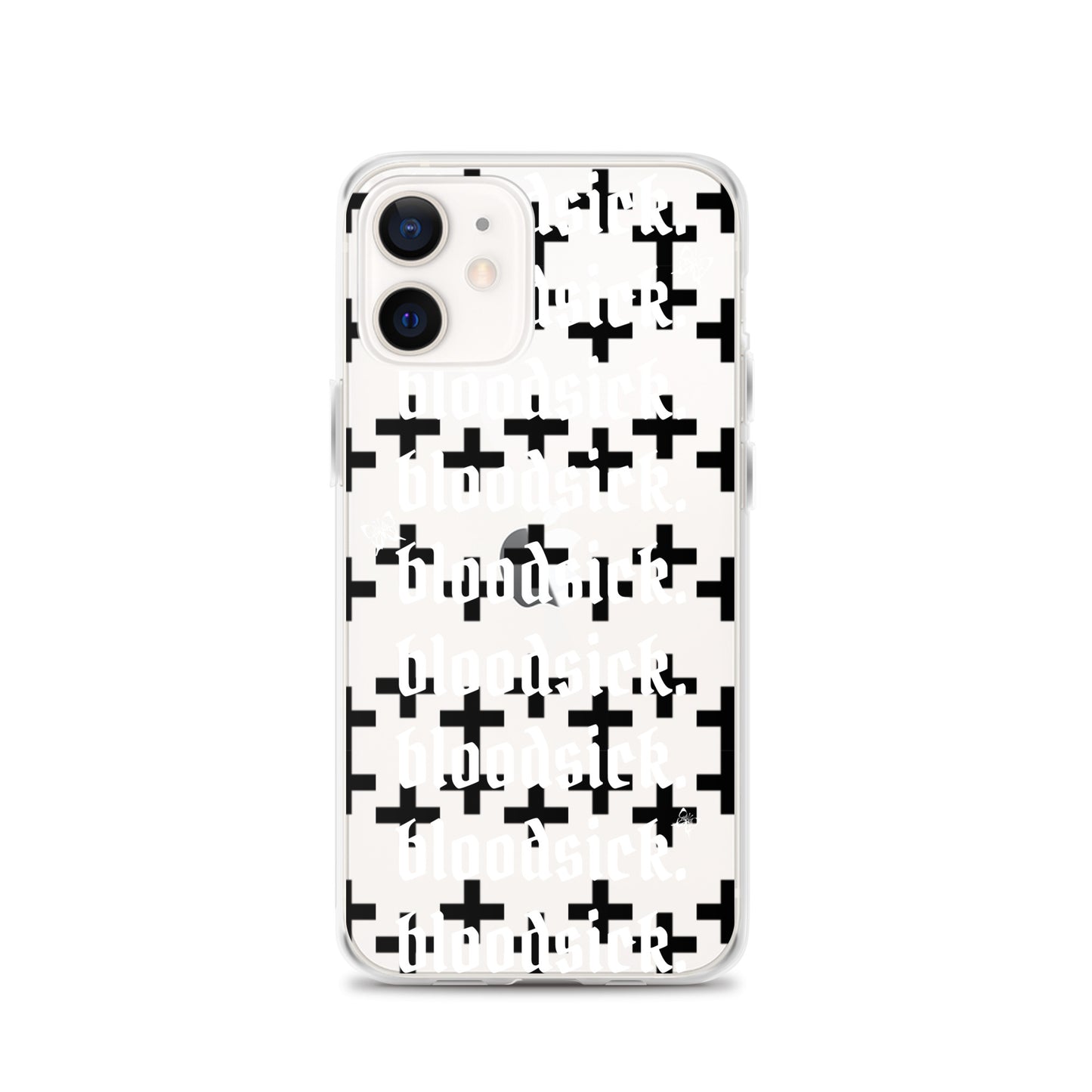 bloodsick. - Cross - Clear iPhone Case