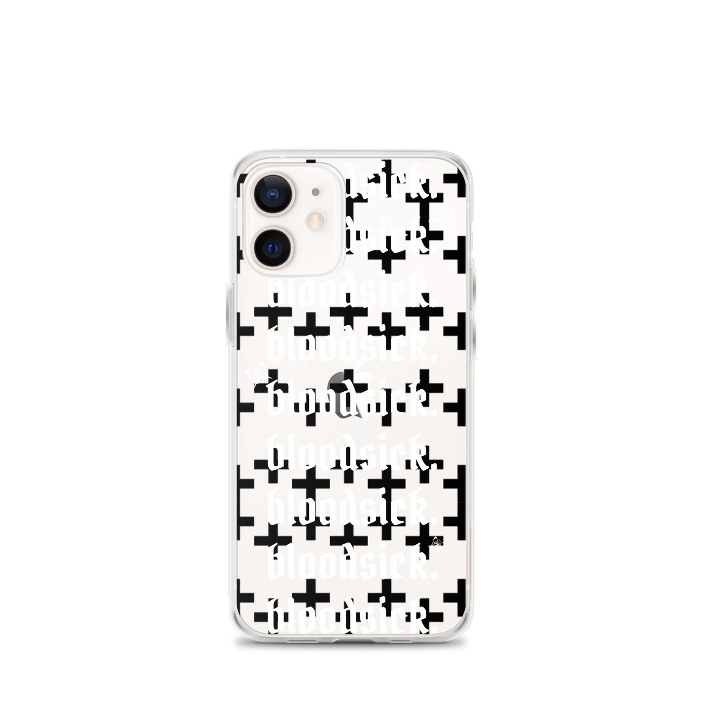 bloodsick. - Cross - Clear iPhone Case