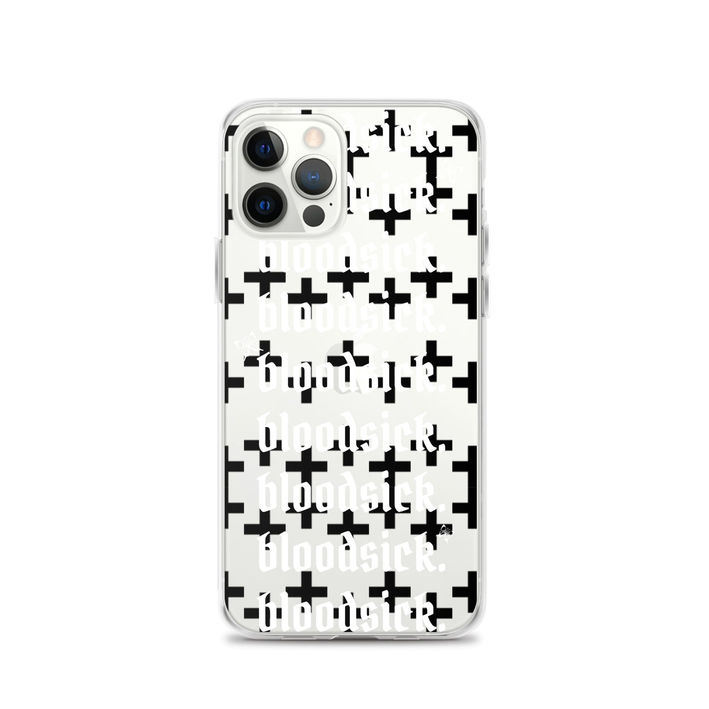 bloodsick. - Cross - Clear iPhone Case