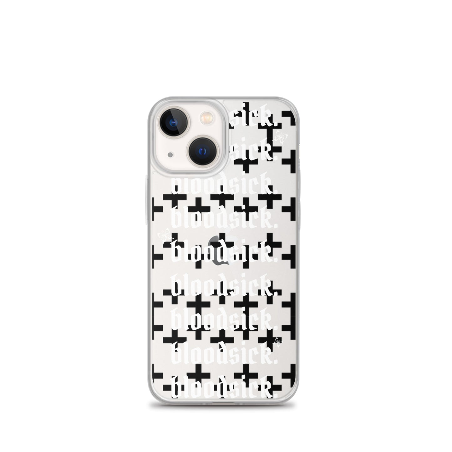 bloodsick. - Cross - Clear iPhone Case